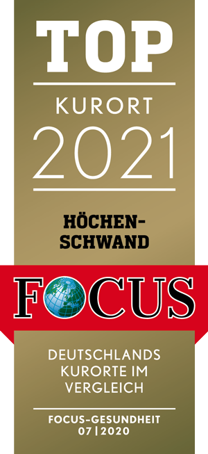 Höchenschwand wird Top Kurort 2021 Focus Auszeichnung Top Kurort 2021